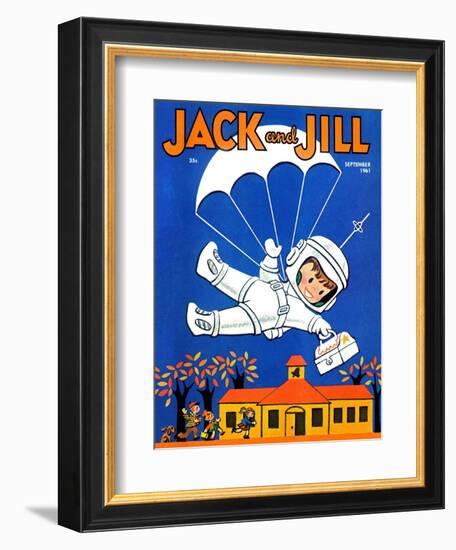 Special Delivery  - Jack and Jill, September 1961-Becky Krehbiel-Framed Giclee Print