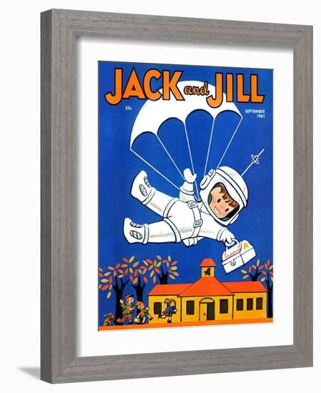 Special Delivery  - Jack and Jill, September 1961-Becky Krehbiel-Framed Giclee Print