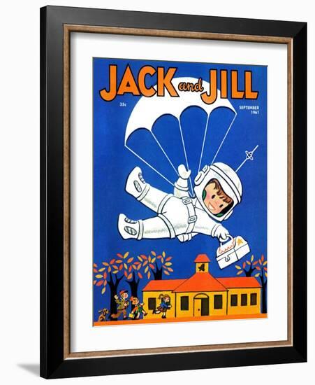 Special Delivery  - Jack and Jill, September 1961-Becky Krehbiel-Framed Giclee Print