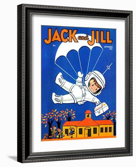 Special Delivery  - Jack and Jill, September 1961-Becky Krehbiel-Framed Giclee Print