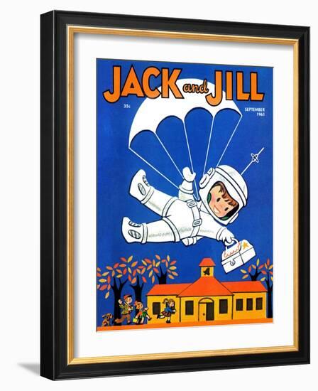 Special Delivery  - Jack and Jill, September 1961-Becky Krehbiel-Framed Giclee Print