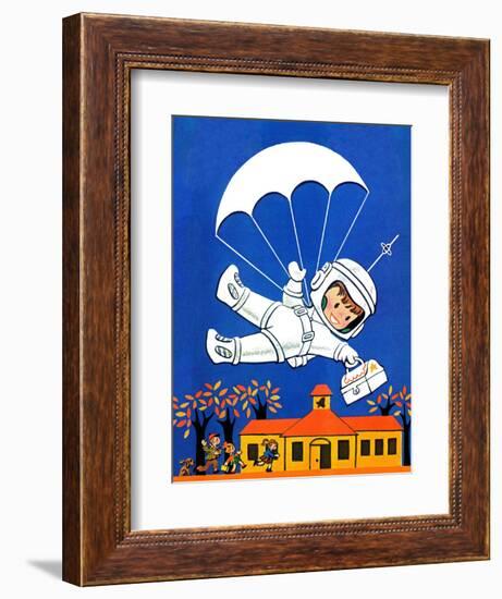 Special Delivery - Jack & Jill-Becky Krehbiel-Framed Giclee Print