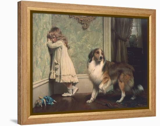 Special Pleader-Charles Burton Barber-Framed Stretched Canvas