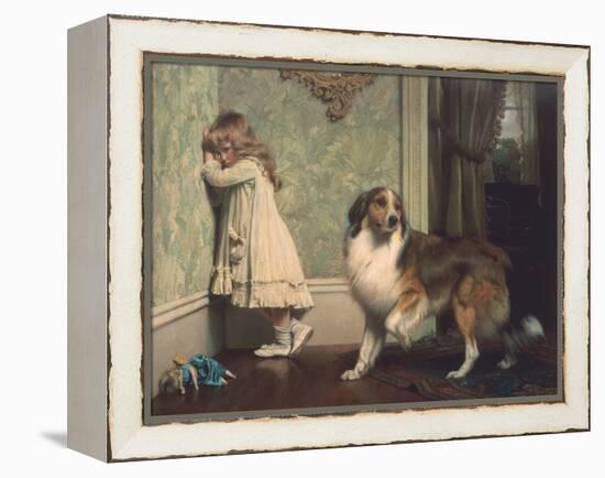 Special Pleader-Charles Burton Barber-Framed Stretched Canvas