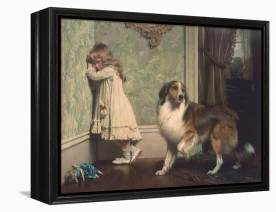 Special Pleader-Charles Burton Barber-Framed Stretched Canvas