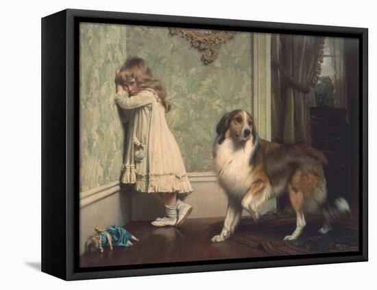 Special Pleader-Charles Burton Barber-Framed Stretched Canvas