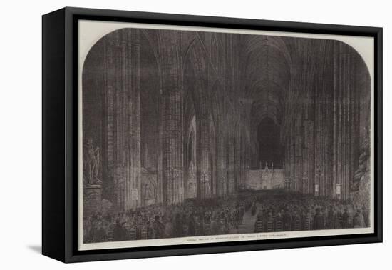 Special Service in Westminster Abbey on Sunday Evening Last-Samuel Read-Framed Premier Image Canvas