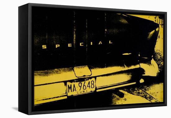 Special Yellow Car-David Studwell-Framed Premier Image Canvas