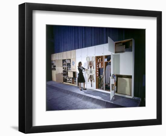 Specialized Closets Created by Architects George Nelson and Henry Wright, New York, NY 1945-Herbert Gehr-Framed Photographic Print