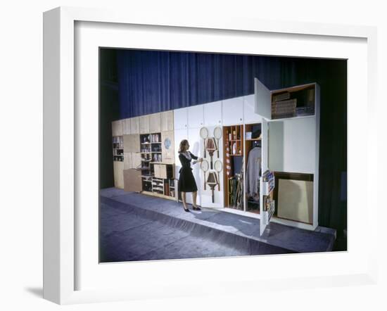 Specialized Closets Created by Architects George Nelson and Henry Wright, New York, NY 1945-Herbert Gehr-Framed Photographic Print