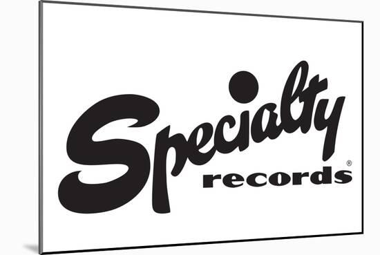 Specialty Records-null-Mounted Art Print