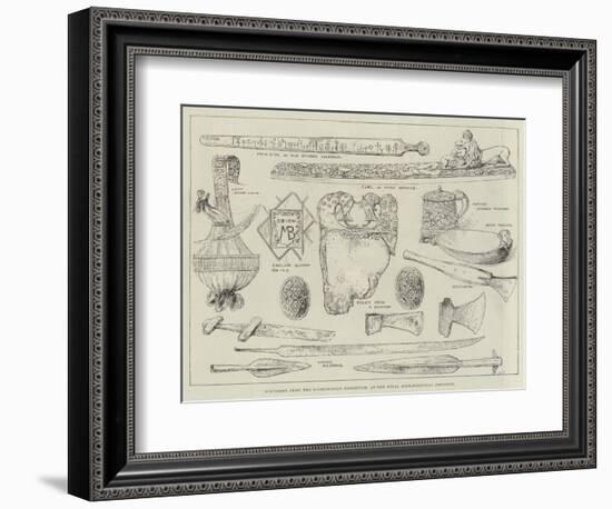 Specimens from the Scandinavian Exhibition, at the Royal Archaeological Institute-null-Framed Giclee Print