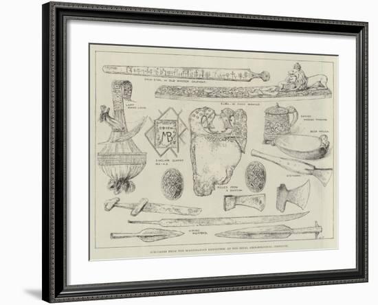 Specimens from the Scandinavian Exhibition, at the Royal Archaeological Institute-null-Framed Giclee Print