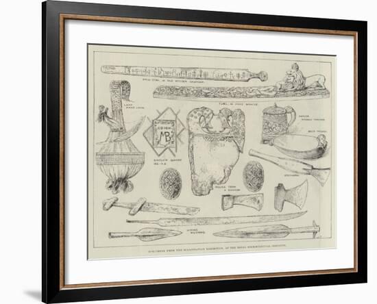 Specimens from the Scandinavian Exhibition, at the Royal Archaeological Institute-null-Framed Giclee Print