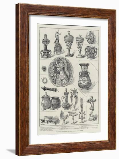 Specimens in the New Glass and Ceramic Gallery, British Museum-Frank Watkins-Framed Giclee Print