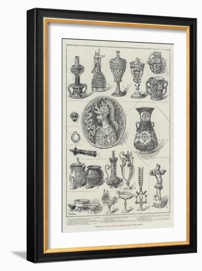 Specimens in the New Glass and Ceramic Gallery, British Museum-Frank Watkins-Framed Giclee Print