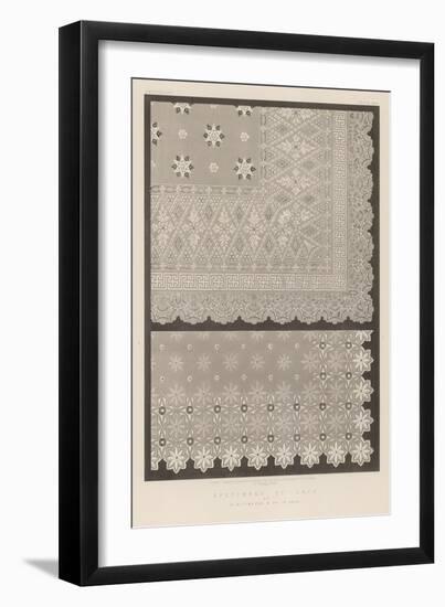 Specimens of Lace by B Rittmeyer and Co, St Gall-null-Framed Giclee Print