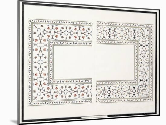 Specimens of the Mosaics, from the Tomb of the Emperor, C. 1815 (Pencil, Pen, Ink, W/C)-null-Mounted Giclee Print