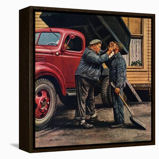 "Speck of Coal," October 18, 1947-Stevan Dohanos-Framed Premier Image Canvas