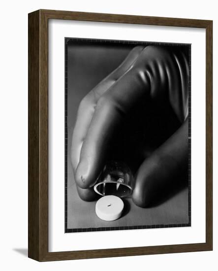 Speck of the World's First Plutonium on a Tiny Shovel-Fritz Goro-Framed Photographic Print