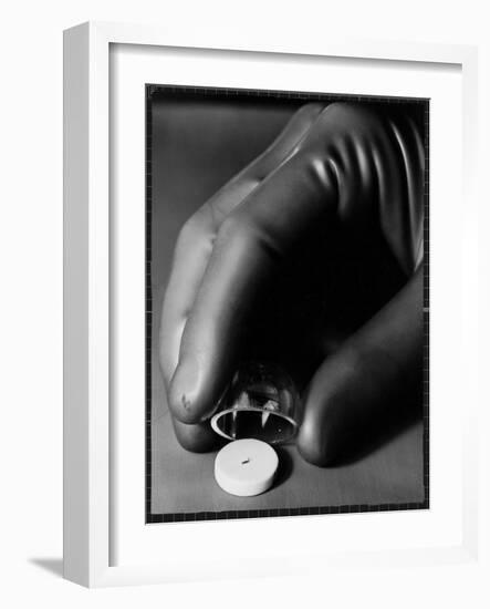 Speck of the World's First Plutonium on a Tiny Shovel-Fritz Goro-Framed Photographic Print