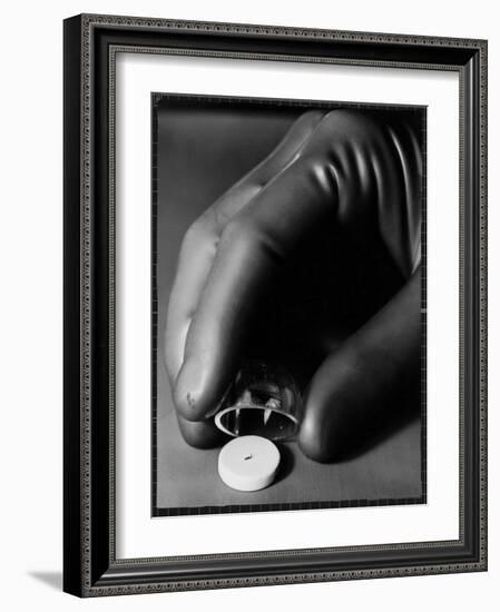 Speck of the World's First Plutonium on a Tiny Shovel-Fritz Goro-Framed Photographic Print