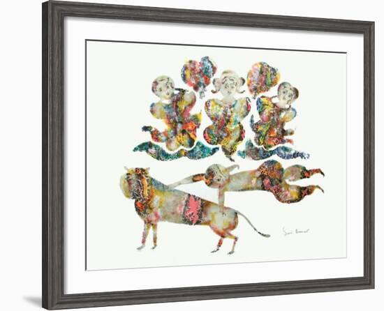 Spectacle À Trois-Sakti Burman-Framed Limited Edition