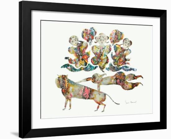 Spectacle À Trois-Sakti Burman-Framed Limited Edition