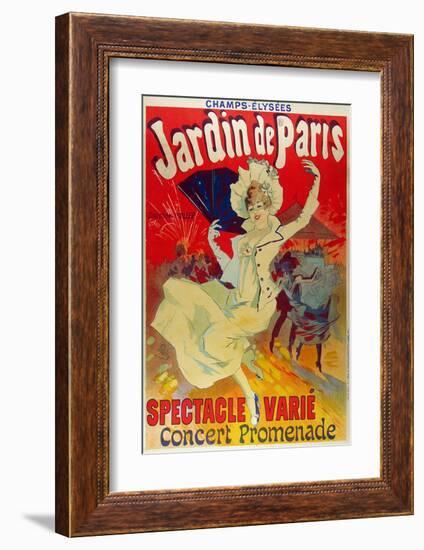 Spectacle Jardin De Paris-null-Framed Art Print