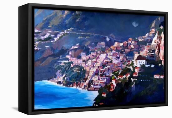 Spectacular Amalfi Coast Italy-Markus Bleichner-Framed Stretched Canvas