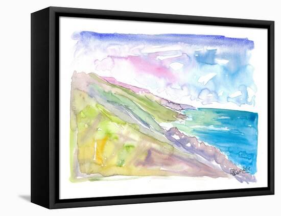 Spectacular Big Sur Coastline View-M. Bleichner-Framed Stretched Canvas