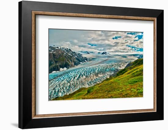 Spectacular Exit Glacier, Kenai Fjords National Park, Seward, Alaska-Mark A Johnson-Framed Photographic Print