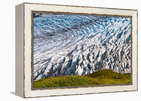 Spectacular Exit Glacier, Kenai Fjords National Park, Seward, Alaska-Mark A Johnson-Framed Premier Image Canvas