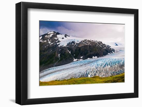 Spectacular Exit Glacier, Kenai Fjords National Park, Seward, Alaska-Mark A Johnson-Framed Photographic Print