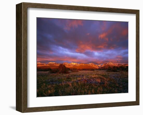 Spectacular Light on the Rocky Mountain Front at Blackleaf Canyon, Montana, USA-Chuck Haney-Framed Photographic Print