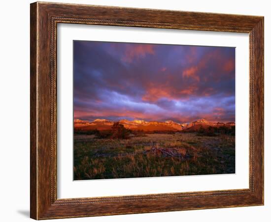 Spectacular Light on the Rocky Mountain Front at Blackleaf Canyon, Montana, USA-Chuck Haney-Framed Photographic Print