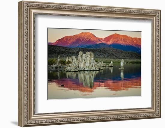 Spectacular Mono Lake in the shadow of the Eastern Sierras.-Jerry Ginsberg-Framed Photographic Print