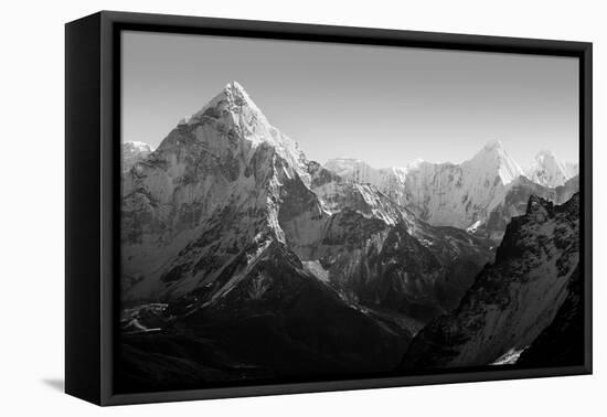 Spectacular Mountain Scenery on the Mount Everest Base Camp Trek through the Himalaya, Nepal in Stu-THPStock-Framed Premier Image Canvas