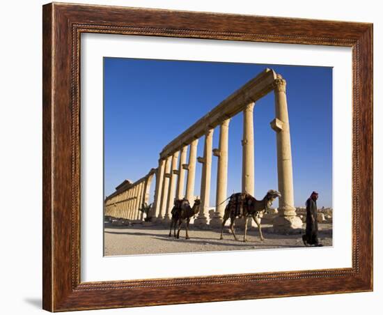 Spectacular Ruined City of Palmyra, Syria-Julian Love-Framed Photographic Print