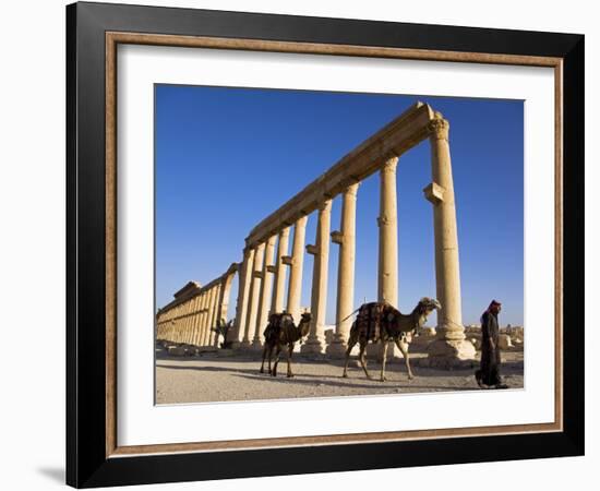 Spectacular Ruined City of Palmyra, Syria-Julian Love-Framed Photographic Print