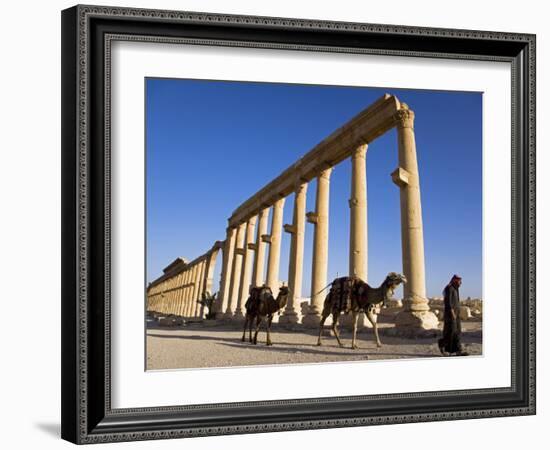 Spectacular Ruined City of Palmyra, Syria-Julian Love-Framed Photographic Print