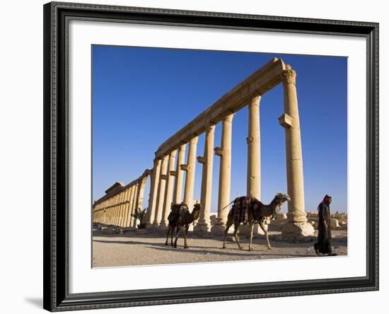 Spectacular Ruined City of Palmyra, Syria-Julian Love-Framed Photographic Print