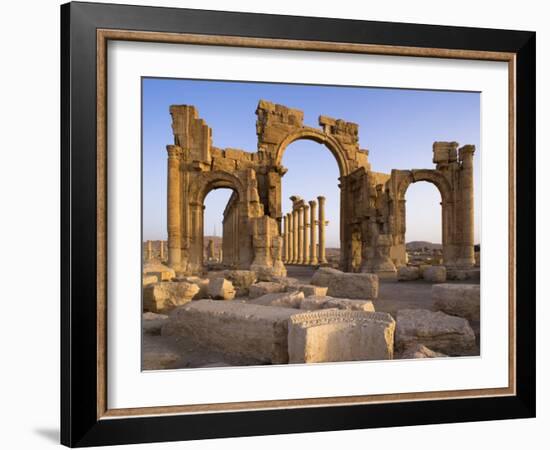 Spectacular Ruined City of Palmyra, Syria-Julian Love-Framed Photographic Print