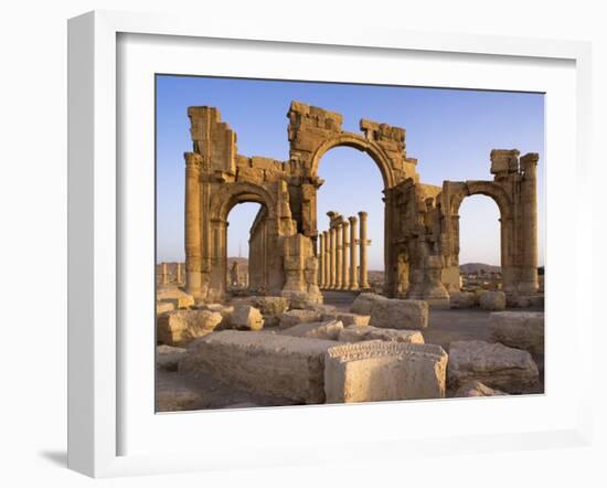 Spectacular Ruined City of Palmyra, Syria-Julian Love-Framed Photographic Print