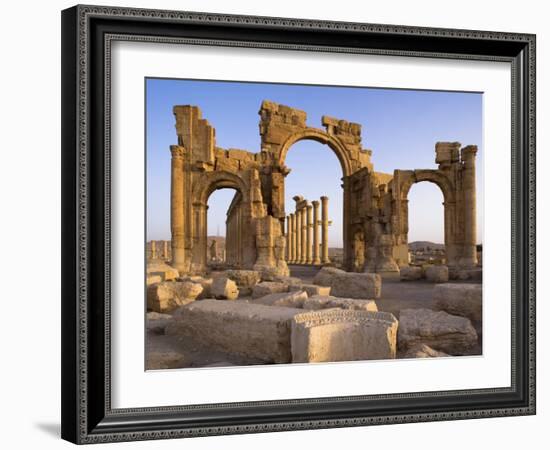 Spectacular Ruined City of Palmyra, Syria-Julian Love-Framed Photographic Print