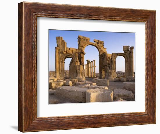 Spectacular Ruined City of Palmyra, Syria-Julian Love-Framed Photographic Print