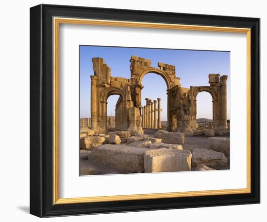 Spectacular Ruined City of Palmyra, Syria-Julian Love-Framed Photographic Print