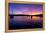 Spectacular Sunset, Falmouth Harbour, Cornwall, England, United Kingdom, Europe-Peter Groenendijk-Framed Premier Image Canvas