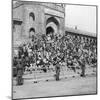 Spectators at Jumma Masjid, Bangalore, India, 1900s-H & Son Hands-Mounted Giclee Print