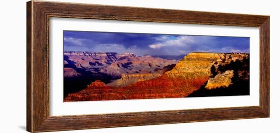 Spectators at the Grand Canyon, Grand Canyon, Grand Canyon National Park, Arizona, USA-null-Framed Photographic Print